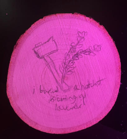 smoke signals on wood (2023)