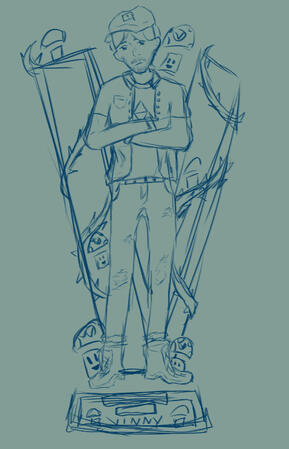 vinny standee